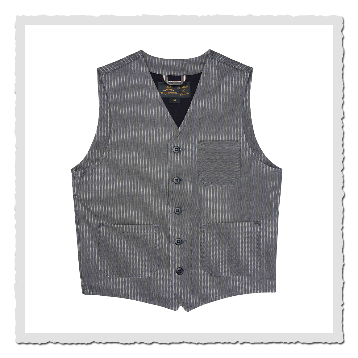 1937 Roamer Vest grey wabash